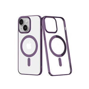 Newface iPhone 14 Plus Kılıf Element Magneticsafe Sert Kapak - Mor