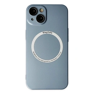 Newface iPhone 14 Plus Kılıf Jack Magneticsafe Lens Silikon - Sierra Blue