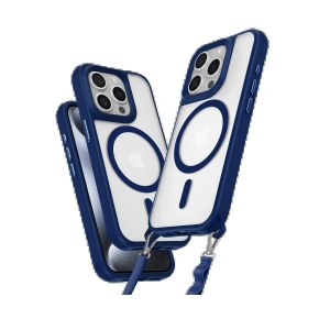 Newface iPhone 14 Pro Max Kılıf Enka Magsafe Silikon Kılıf - Lacivert