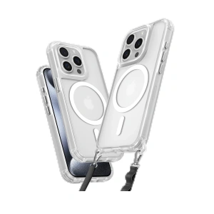 Newface iPhone 15 Pro Max Kılıf Enka Magsafe Silikon Kılıf - Şeffaf