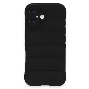 Newface iPhone 16 Kılıf Optimum Silikon - Siyah
