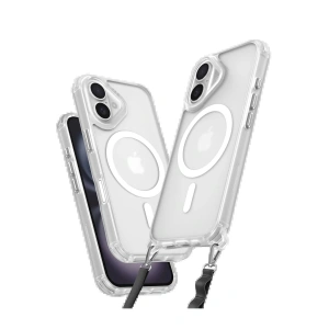 Newface iPhone 16 Plus Kılıf Enka Magsafe Silikon Kılıf - Şeffaf