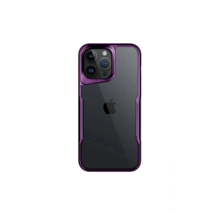 Newface iPhone 16 Pro Kılıf Boyi Silikon Kapak - Derin Mor