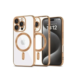 Newface iPhone 16 Pro Max Kılıf Kross Magneticsafe Kapak - Çöl Titanyum