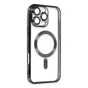 Newface iPhone 16 Pro Max Kılıf Kross Magneticsafe Kapak - Siyah