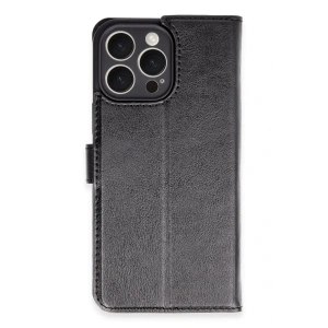 Newface iPhone 16 Pro Max Kılıf Trend S Plus Kapaklı Kılıf - Siyah