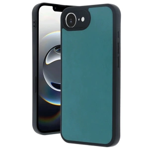 Newface iPhone 16E Kılıf Aras Deri Kapak - Açık Yeşil