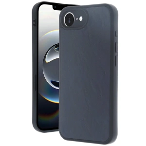 Newface iPhone 16E Kılıf Aras Deri Kapak - Lacivert