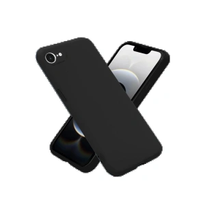 Newface iPhone 16E Kılıf Nano içi Kadife Silikon - Siyah