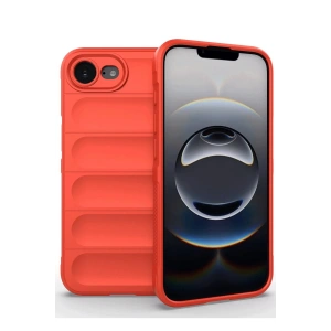 Newface iPhone 16E Kılıf Optimum Silikon - Kırmızı