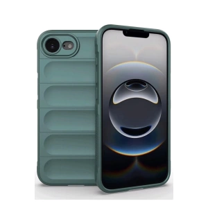 Newface iPhone 16E Kılıf Optimum Silikon - Koyu Yeşil