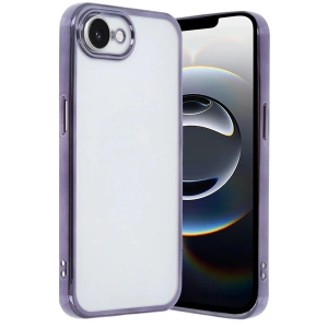 Newface iPhone 16E Kılıf Razer Lensli Silikon - Mor