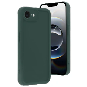 Newface iPhone 16E Kılıf Viera Silikon - Koyu Yeşil