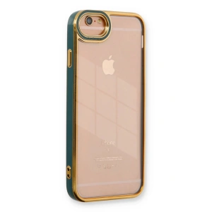 Newface iPhone 6 Kılıf Liva Lens Silikon - Yeşil