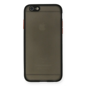 Newface iPhone 6 Kılıf Montreal Silikon Kapak - Siyah