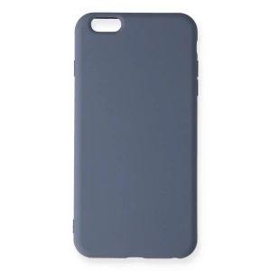 Newface iPhone 6 Plus Kılıf Nano içi Kadife Silikon - Gri