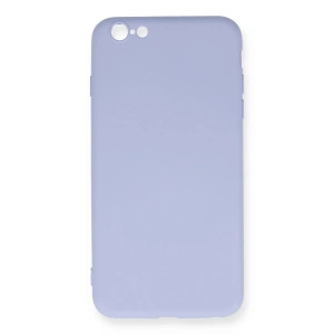 Newface iPhone 6 Plus Kılıf Nano içi Kadife Silikon - Lila