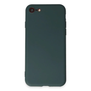 Newface iPhone 7 Kılıf First Silikon - Koyu Yeşil