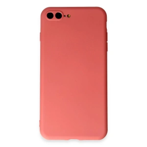 Newface iPhone 7 Plus Kılıf First Silikon - Kiremit