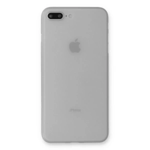 Newface iPhone 7 Plus Kılıf PP Ultra İnce Kapak - Beyaz