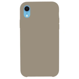 Newface iPhone XR Kılıf Lansman Legant Silikon - Bej