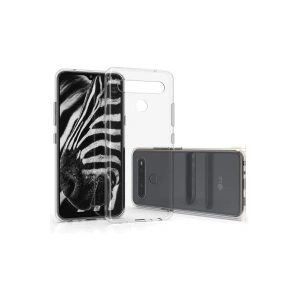 Newface LG K41S Kılıf Lüx Şeffaf Silikon - Şeffaf