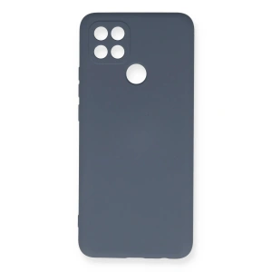 Newface Oppo A15 Kılıf Nano içi Kadife Silikon - Gri