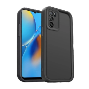 Newface Oppo A16 Kılıf Viera Silikon - Siyah