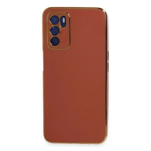 Newface Oppo A16 Kılıf Volet Silikon - Kırmızı