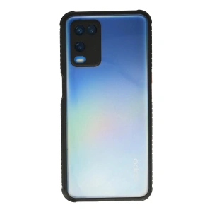 Newface Oppo A54 4G Kılıf Miami Şeffaf Silikon - Siyah