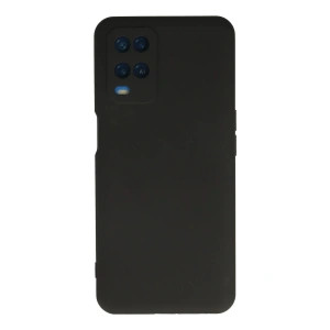 Newface Oppo A54 4G Kılıf Nano içi Kadife Silikon - Siyah