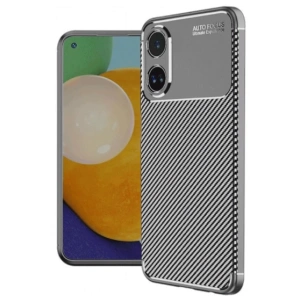 Newface Oppo A60 Kılıf Auto Focus Karbon Kapak - Gri