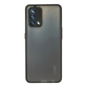 Newface Oppo A74 4G Kılıf Montreal Silikon Kapak - Siyah