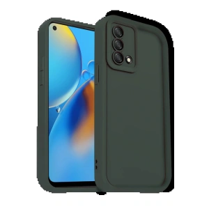 Newface Oppo A74 4G Kılıf Viera Silikon - Koyu Yeşil