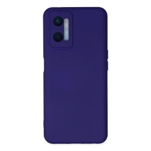 Newface Oppo A96 Kılıf Nano içi Kadife Silikon - Mor