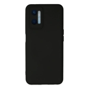 Newface Oppo A96 Kılıf Nano içi Kadife Silikon - Siyah