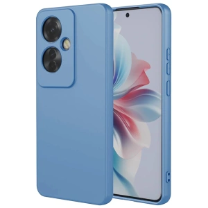 Newface Oppo Reno 11F Kılıf First Silikon - Mavi