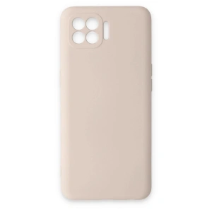 Newface Oppo Reno 4 Lite Kılıf Nano içi Kadife Silikon - Pudra