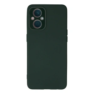 Newface Oppo Reno 7 Lite Kılıf Lansman Glass Kapak - Koyu Yeşil