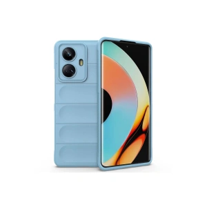 Newface Realme 10 Pro 5G Kılıf Optimum Silikon - Sky Blue