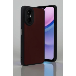Newface Realme 12 Lite Kılıf Aras Deri Kapak - Bordo