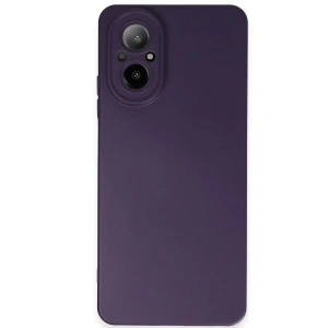 Newface Realme 12 Lite Kılıf Nano içi Kadife Silikon - Mor