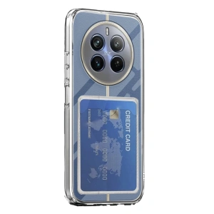 Newface Realme 12 Pro Kılıf Kart Şeffaf Silikon - Şeffaf