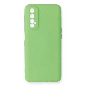 Newface Realme 7 Kılıf First Silikon - Yeşil