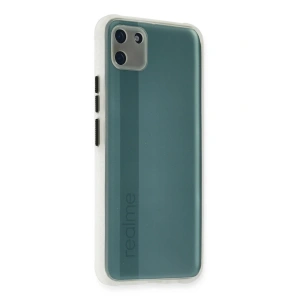 Newface Realme C11 Kılıf Miami Şeffaf Silikon - Şeffaf