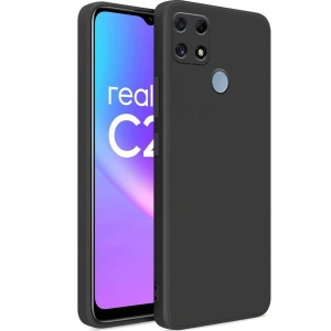 Newface Realme C25 Kılıf First Silikon - Siyah