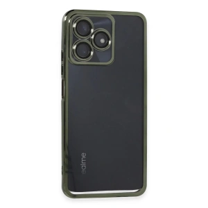 Newface Realme C53 Kılıf Razer Lensli Silikon - Yeşil