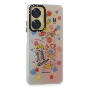 Newface Realme C55 Kılıf Estoril Desenli Kapak - Estoril - 16