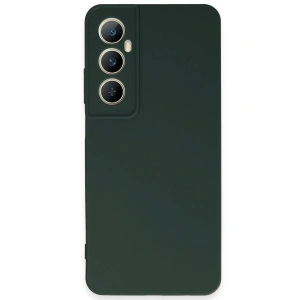 Newface Realme C65 Kılıf First Silikon - Koyu Yeşil