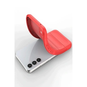 Newface Samsung A56 Kılıf Optimum Silikon - Kırmızı